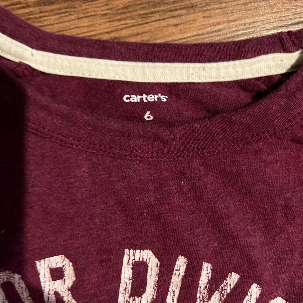 3 Carter’s and crazy 8 boys long sleeve tops size 5-6 - Picture 3 of 8